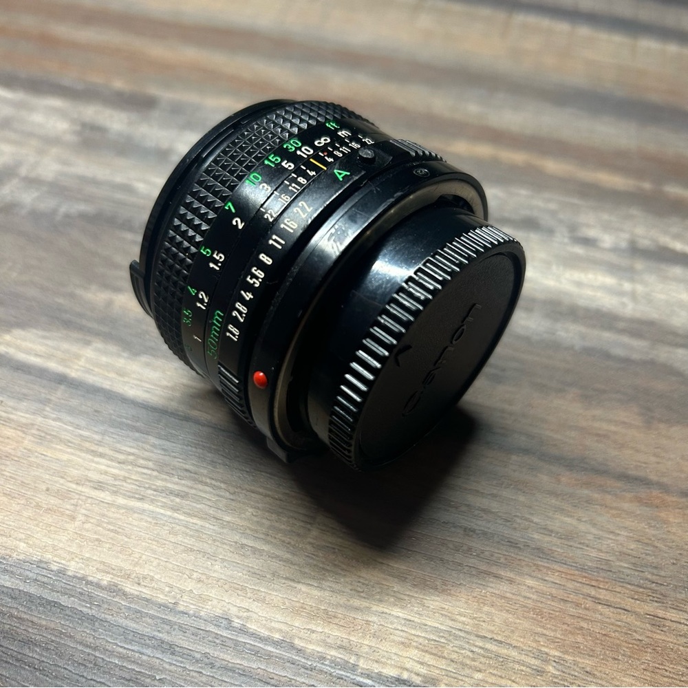 Canon FD 50mm f/1.8 Prime Lens – Manual Focus – Vintage – Made in Japan